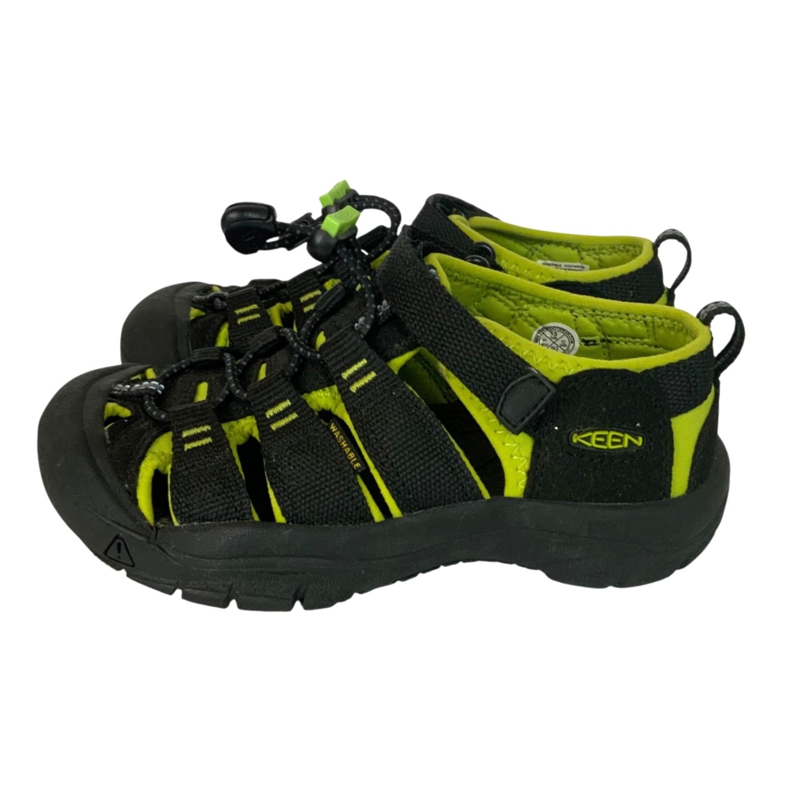 Sandali Keen Newport H2 ragazzo outdoor taglia 13 nero verde impermeabili lavabili