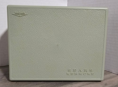 #ad VTG Sears KENMORE Sewing Machine Accessories Box 14 CAMS Buttonhole Discs Case $12.25