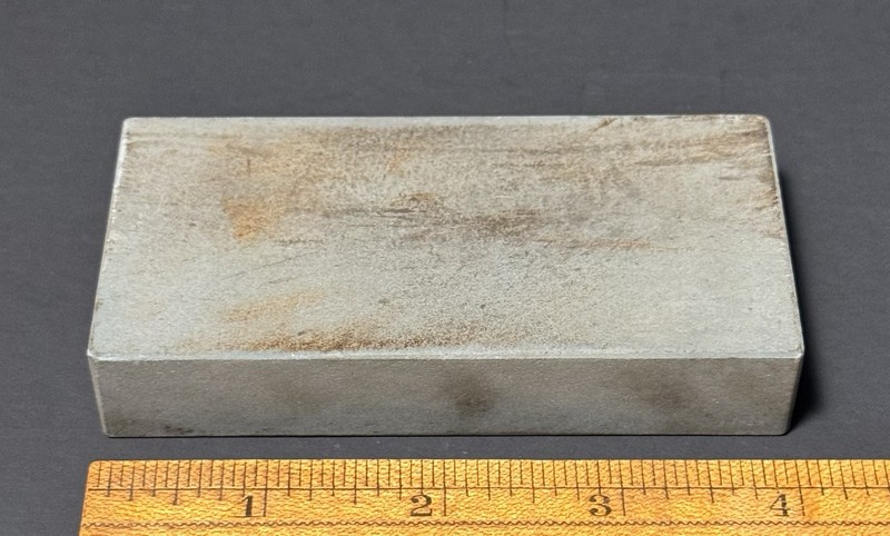 Small Sharpening Stone Hone Bluish Gray Color Vintage Hand Tool Blade Sharpener