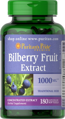 #ad #ad Puritan#x27;s Pride Bilberry 1000 mg 180 Softgels $16.64