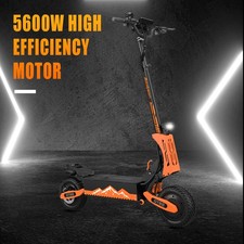 5600W 60V 27AH Foldable Electric Scooter Dual Motor 11in Off-Road Tire 50MPH