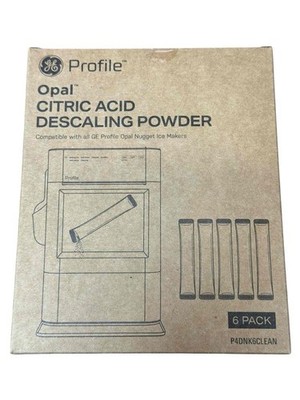 NEW 6 Pack GE Profile Opal Nugget Ice Maker Citric Acid Descaling Powder