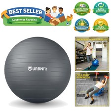 Exercise Ball - Yoga Ball for Workout Pregnancy Stability - AntiBurst Swiss B...
