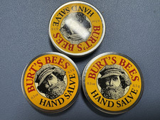 Lot of 3 Burt's Bees Hand Salve 0 .30 Oz./8.5g.Travel Size.