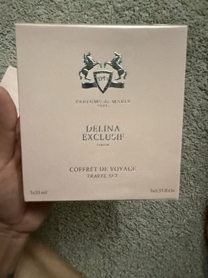 Parfums de Marly Paris Delina Exclusif Travel Set 3 x 10ml New in Box Sealed