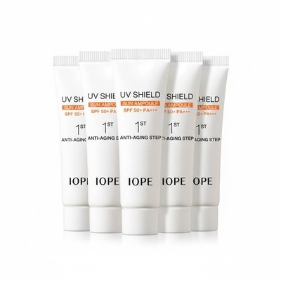 IOPE [ SAMPLE ] UV Shield Sun Ampoule 10mL x 5ea (Total 50mL) SPF50+ PA+++