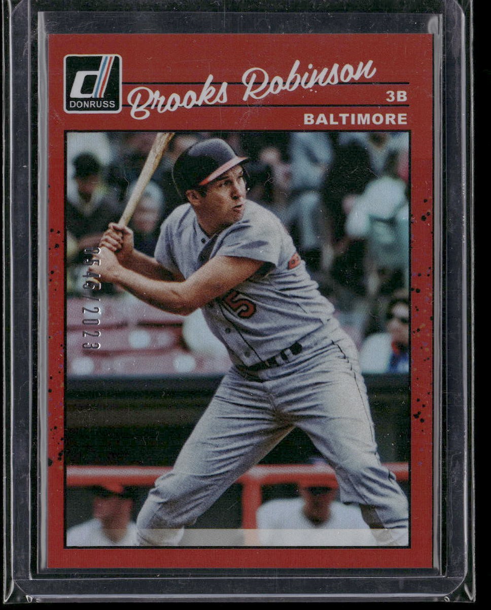 #257 Brooks Robinson Donruss #/2023 Foil 545/2023