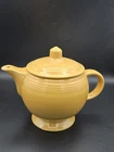 Homer Laughlin Vintage Fiesta Ware Teapot  Yellow Gold Flawed