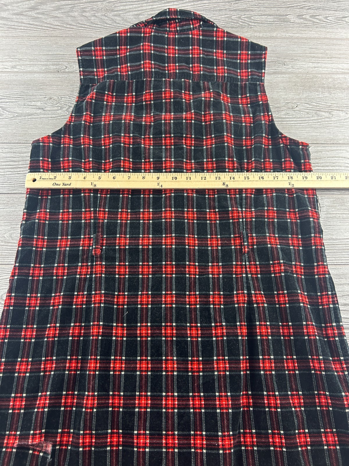 Pendleton Plaid Button Front Sleeveless Dress Wom… - image 6