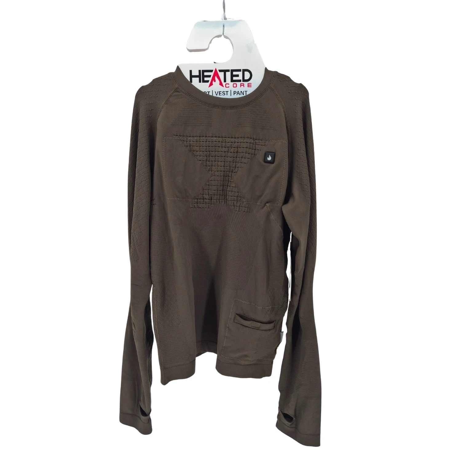 IconX Heated Core Men's Base Long Sleeve Shirt- Battery Included