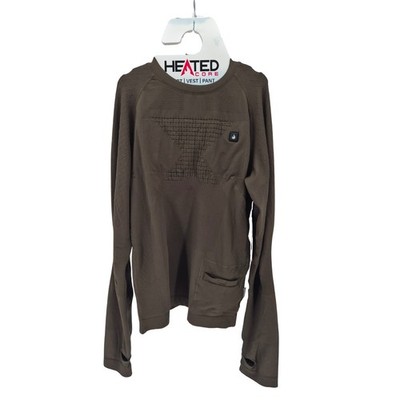 IconX Heated Core Men's Base Long Sleeve Shirt- Battery Included