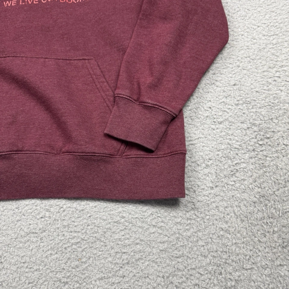 Gander Mountain Sudadera con Capucha Mujer Grande Borgoña Pullover Exterior Foto 3 de 4