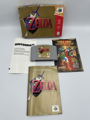The Legend of Zelda Ocarina of Time Nintendo 64 N64 Complete CIB Box  AUTHENTIC 45496870041|