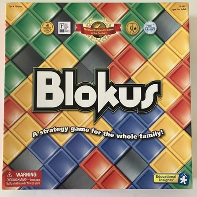 Blokus 13'' Educational Insights  Strategy Large Edition 100% Complete EXCELLENT!