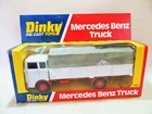 DINKY 940 'MERCEDES BENZ COVERED TRUCK' RED/WHITE. VINTAGE. MIB/BOXED