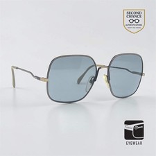 Vintage Neostyle Oversized Square Sunglasses-New Solis Blue Custom Lenses