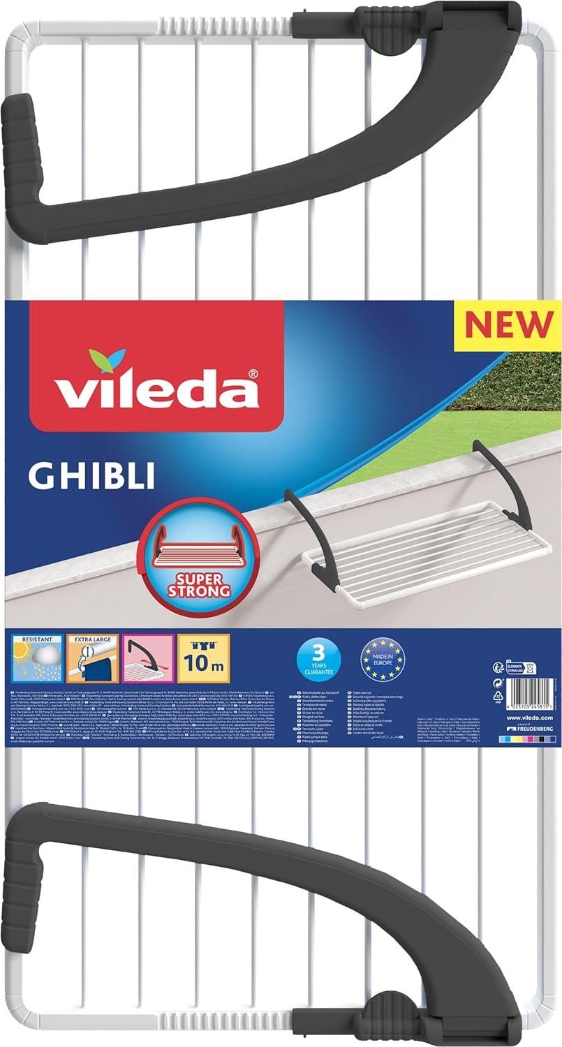 Vileda Ghibli: Stendibiancheria Tecnico in Resina per Esterni 10m - 2