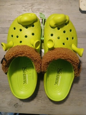 DreamWorks x Crocs Classic Clogs, Womens 10, Mens 8  Shrocs  NEW WITH TAGS & BAG