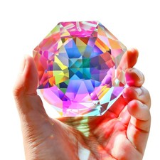 3Inch Rainbow Sun Catcher Crystals For Windows Ab Colored Large Prisms Crysta  