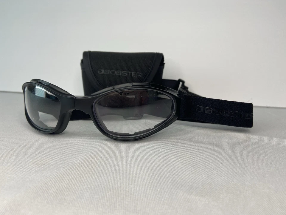 Bobster Crossfire Folding Goggles And Case Black/Clear - Image 2 of 4