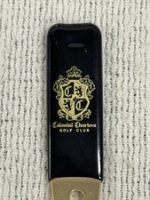 Colonial Charters Golf Club Brass Golf Club Divot Repair Tool Golf Collecting