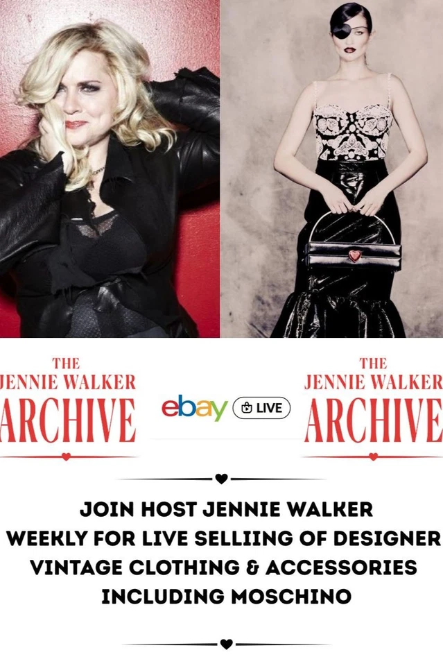 Vintage Moschino Fall Preview on ebay LIVE
