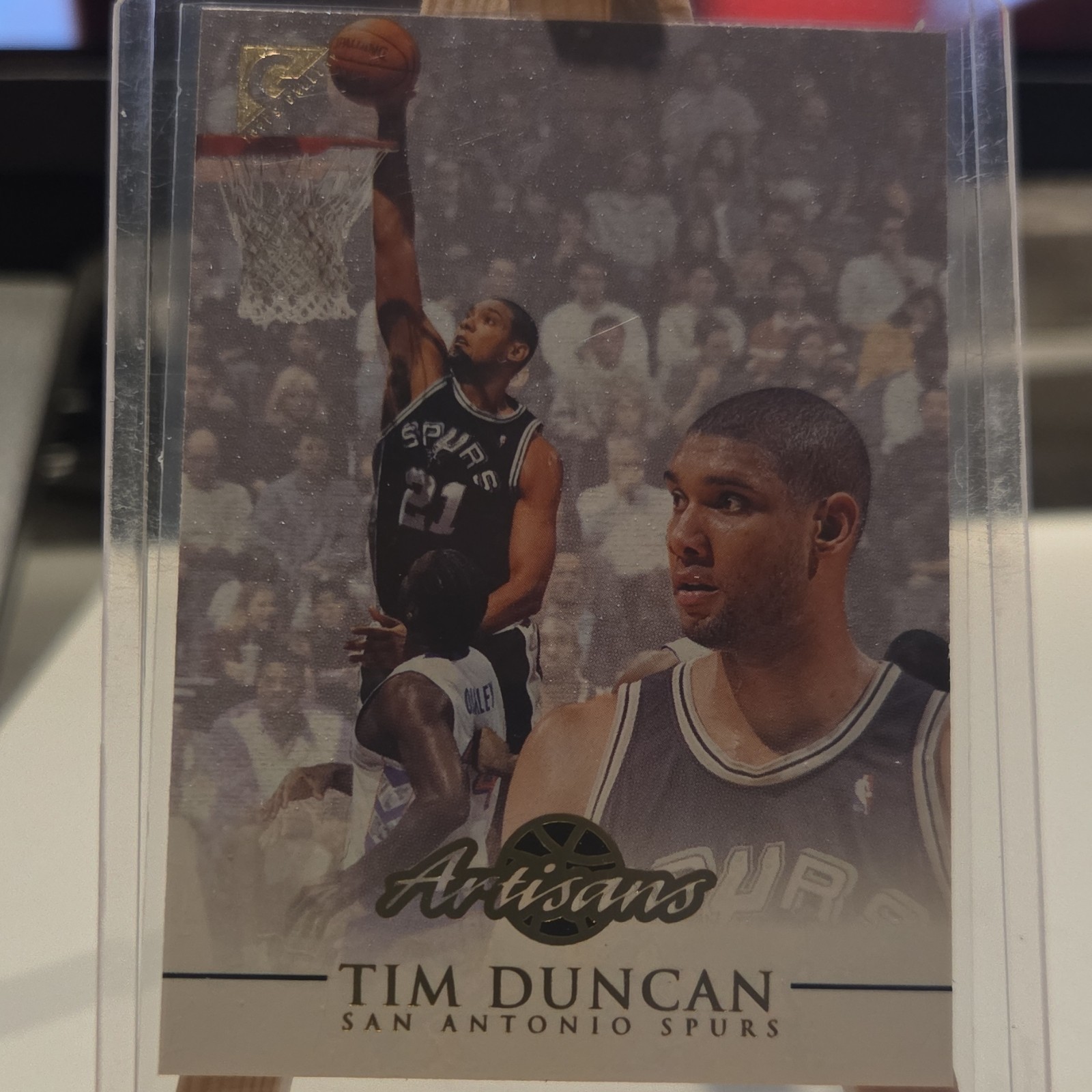 Topps 1999-00 Gallery Artisans Insert Tim Duncan #121 Spurs NBA