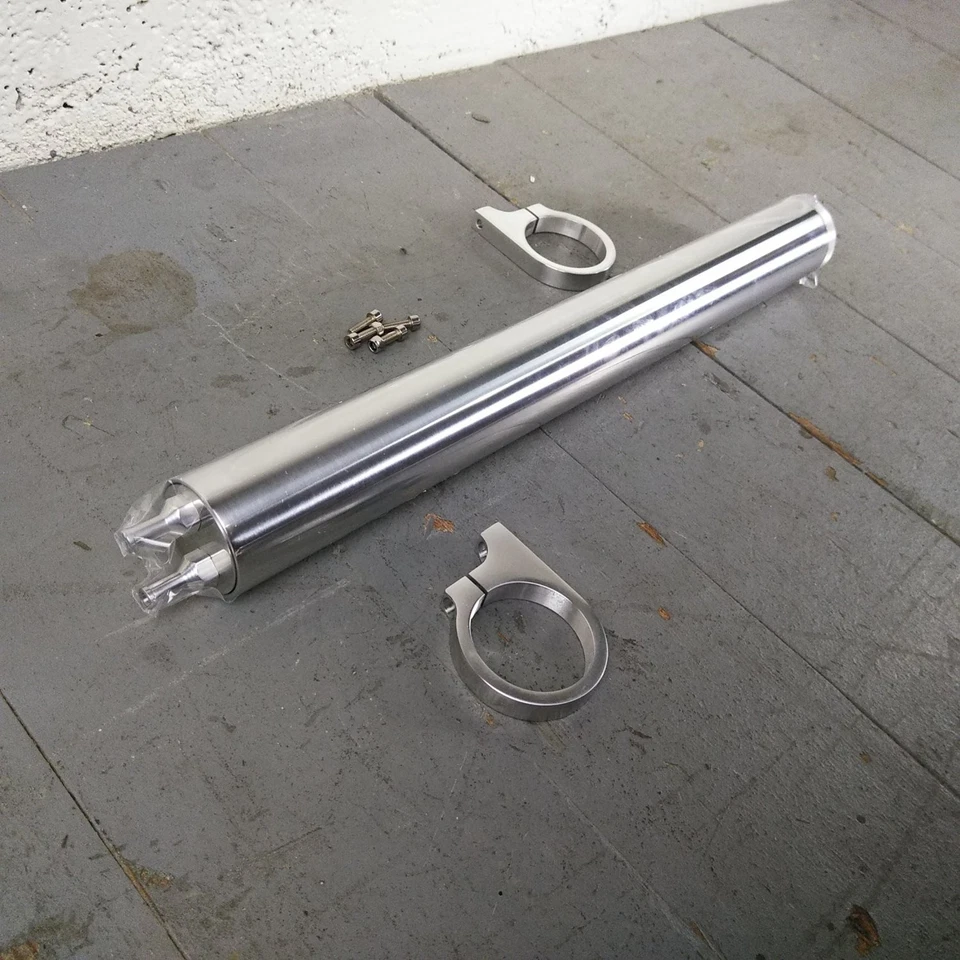 Tanque Puke de desbordamiento radiador Billet 1953-1986 JP CJ DJ 17" 2,3 L OHC 192 CJ3 AMC Foto 3 de 4