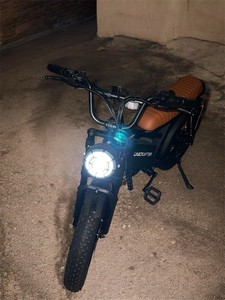 UNICRAFTER M3 E-Mini Bike 750W 48V 20in Fat Tires 7-Speed Rear Susp Black