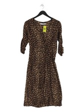 Faithfull The Brand A-Line Midi Dress UK8 in Multi