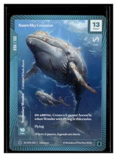 Wonders of the First #AI-075 Azure Sky Cetacean OCM /100 Epic