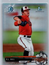 2017 Bowman Draft #BDC-82 D.L. Hall Chrome Refractor