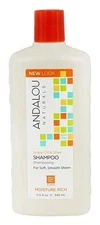 Andalou Naturals Moisture Rich Shampoo, Sweet Orange & Argan, 11.5 Ounce