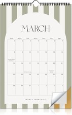 Aesthetic 2025-2026 Wall Calendar - Runs from May 2025 until December 2026 - the