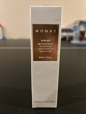Monat Rewind Age Control Nectar Skin-Perfecting Superfruit AHAs 1 oz New/Sealed