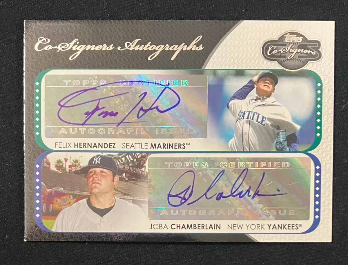 Felix Hernandez Autographed Baseball Sports Trading Cards 