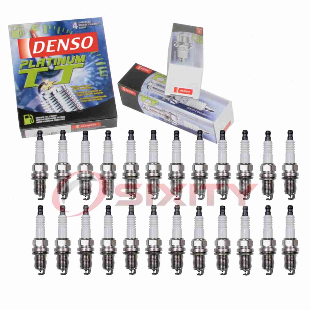24 pc Denso Platinum TT Spark Plugs for 2006-2016 Mercedes-Benz S65 AMG 6.0L uw
