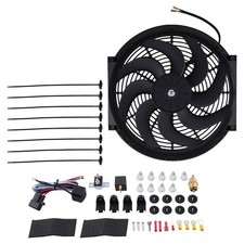 14in Electric Cooling Fan Assembly 12v 90w Universal Radiator Fan