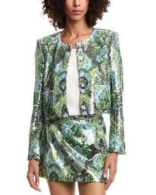 Cinq À Sept Sequin Damask Aspen Jacket Women's
