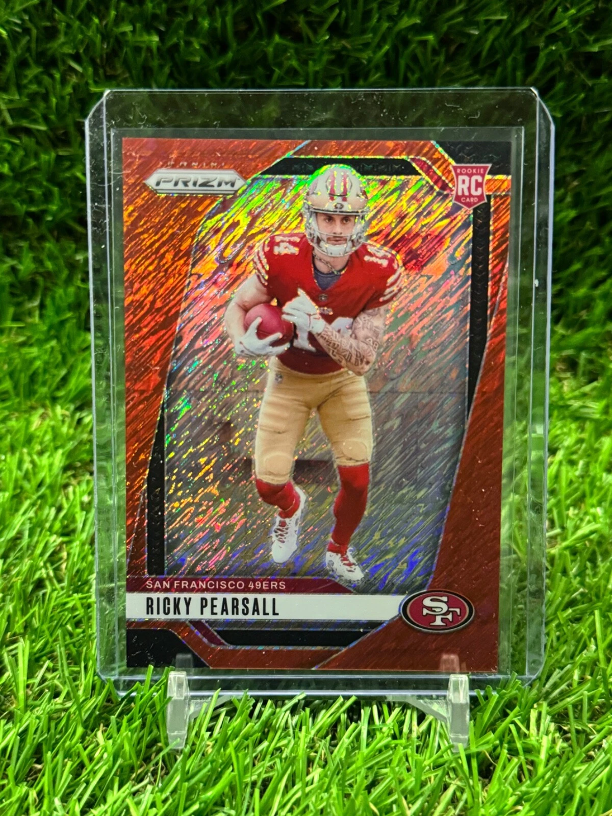 2024 Prizm Ricky Pearsall RC #383 Red Shimmer /35
