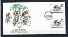 STAMPS - FDC - 1978 - GREAT BRITAIN - CYCLING - COMPETITION BICYCLES -