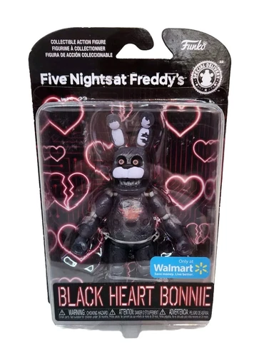 Black Heart Bonnie Five Nights at Freddy's Exclusive Funko Action Figure FNAF