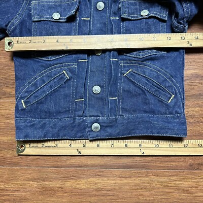 Vintage Penney's Foremost Denim Jacket YOUTH Snap Button Jean