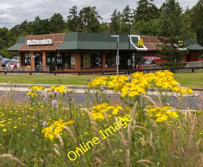 Photo 6x4 Tot Hill Services A34 Pound Street The McDonald's fast foo c2014