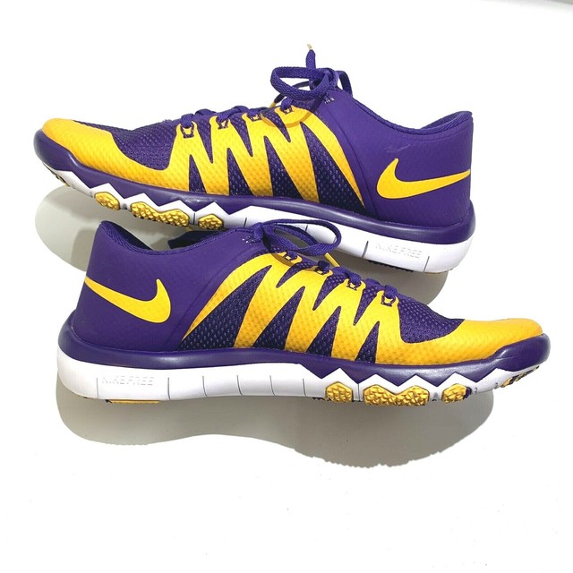 NIKE Mens 7.5 LSU Tigers College SEC Football Tailgating Gameday SHOES Louisiana | eBay