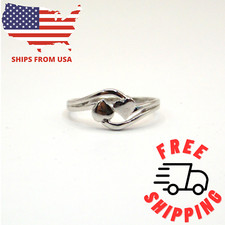 Sterling Silver Hearts Ring