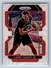 2021-22 Panini Prizm #126 Larry Nance Jr. Silver Wave Portland Trail Blazers