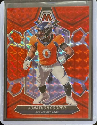 Jonathan Cooper - 2024 Panini Mosaic - Red Mosaic Prizm SP #68