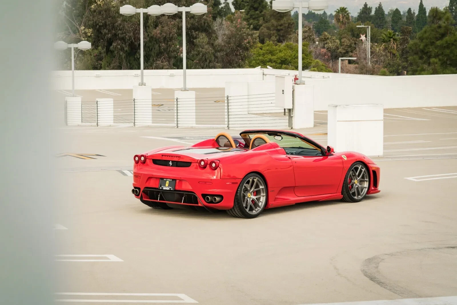 MODULARE B18 BRUSH 2 PIECE FORGED 20" WHEEL SET ONLY FOR FERRARI F430 & 360