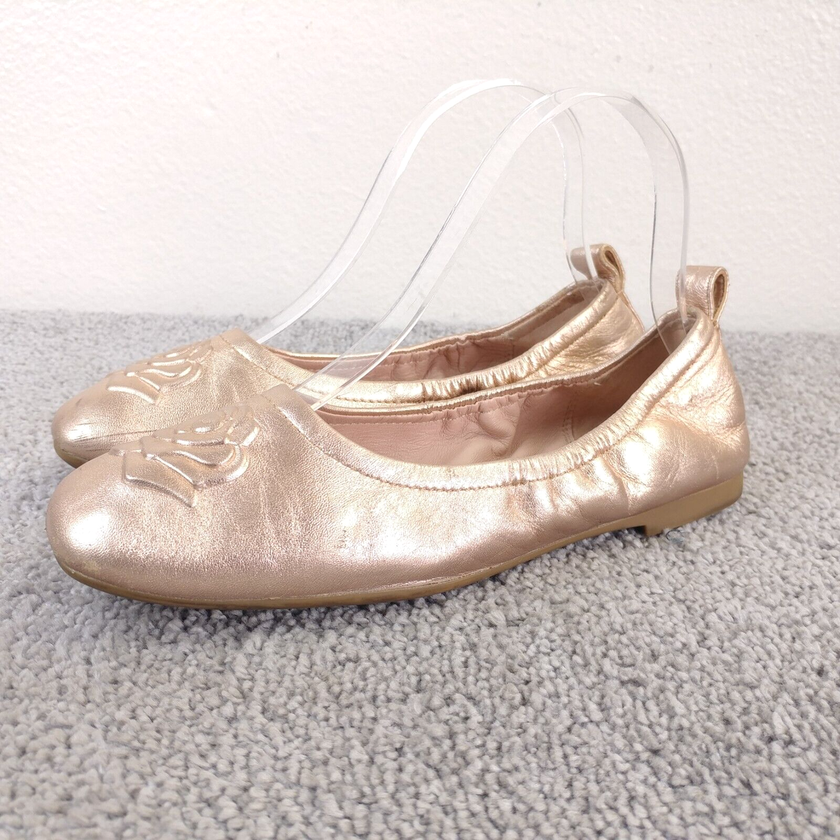 Taryn Rose Ballet Flats Rosalie Womens Size Shoes Rose Gold